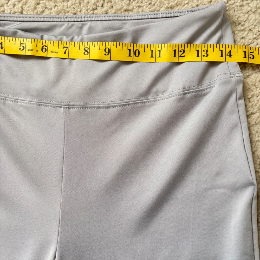 New York Active Contrast Side Stripe Flare Pants Regular Grey size medium NWOT - Picture 13 of 15